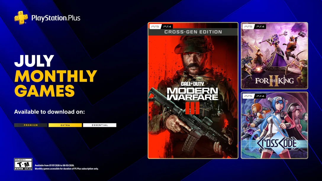 New PlayStation Plus Monthly Games for July 2026 Revealed